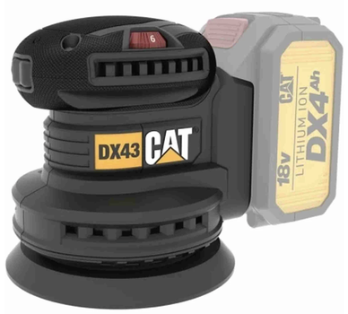 SzlifIerka oscylacyjna  CAT DX43B 18 V 125 mm bez akumulatora i ładowarki (6925387190677)