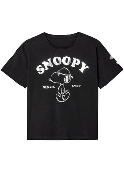 Футболка для девочки "Snoopy" Peanuts 146/152 черная