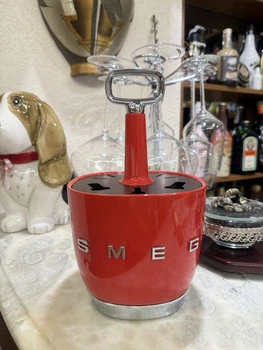 Органайзер для столовых приборов Smeg червоний