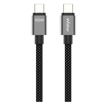 USB кабель Walker C985, Type-C, 1.5 м., Черный - 606518