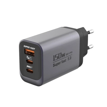Мережевий зарядний пристрій Super Fast Charger ADC-F006 25W 3-in-1, USB + 2xType-C