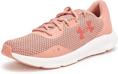 Жіночі кросівки для бігу Under Armour W Charged Pursuit 3, персиковий, сітка/текстиль, розмір 40.5 (устілка 25.5см)