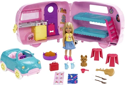 Игровой набор Барби Кемпер и кукла Челси Barbie Club Chelsea Camper FXG90