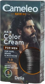 Фарба для чоловіків Delia cosmetics Cameleo Men 1.0 Чорна 30 мл (5901350445822)