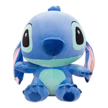 Мягкая игрушка Стич 25 см (Stitch) синего цвета 3