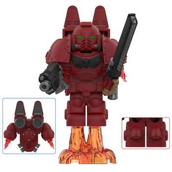 Фигурка для конструктора космодесант Blood Angels Вархаммер Warhammer DY712