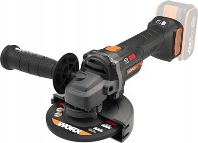 Акумуляторна кутова шліфмашина Worx NITRO PowerShare без акумулятора та зарядного пристрою (WX814.9)