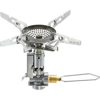 Газовая горелка Keman Xuanfeng Rocket Stove Head, портативная складная газовая горелка для кемпинга и пикника, мощная разборная горелка