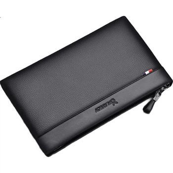 Чоловіча сумка-клатч PLAYBOY, портфель-сумка з високоякісної шкіри, ділова сумка з натуральної шкіри, портативний клатч великої місткості для подорожей