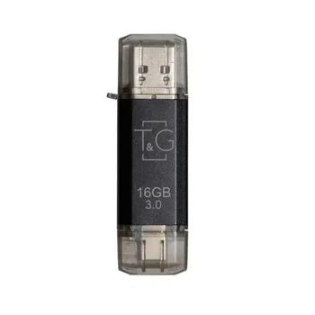 USB-накопичувач c Type C 2.0 флешка на 16Gb T&G 009 Star series Usb 3.0 Black