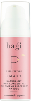 Крем для обличчя Hagi Smart P нічний проти зморшок 50 мл (5905214945565) 