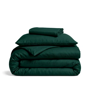 Подростковый комплект постельного белья Cosas DARK GREEN Ранфорс 160x220 (4822052096154)