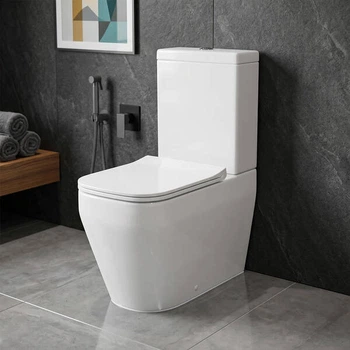 Унітаз-компакт Devit Optima 3110140 безобідковий з кришкою Soft-Close