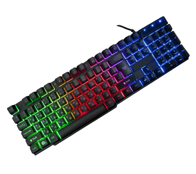Игровая мембранная клавиатура Voltronic USB с подсветкой