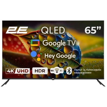 Телевизор 2E 65A77Q 65″ дюймов 3840x2160 QLED Google TV