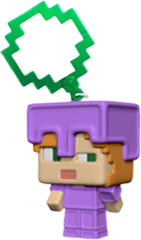 Резиновая фигурка с подвеской Minecraft серия 2 в ассортименте (JTMIN-35245-3)(850080256725)