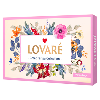 Коллекция чая Lovare Great Partea Collection Ассорти 18 видов по 5 шт.