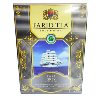 Чай листовий Farid Tea Earl Grey 100 г чорний з бергамотом
