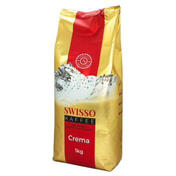 Кофе в зернах Swisso Kafee Crema 100% Arabica 1 кг