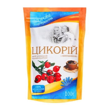 Цикорий Верховинка растворимый с шиповником 100 г