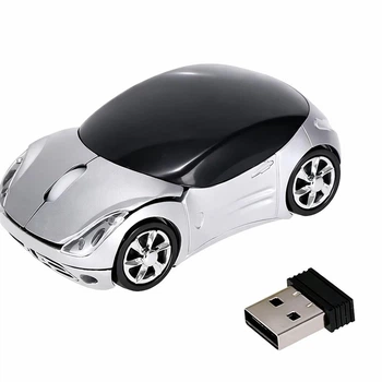 Бездротова комп'ютерна миша Wireless Mouse 2,4G машинка silver