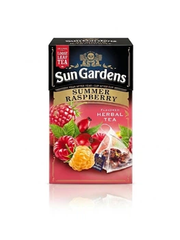 Травяной чай Sun Gardens Summer Raspberry (20 пирамидок)