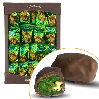 Конфеты VikiSnack Киви с орехом в шоколаде, 1,5 кг