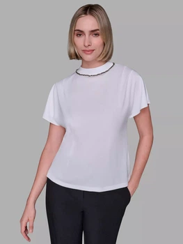 Блузка женская Karl Lagerfeld 846868058 XS Белая (1159862906)