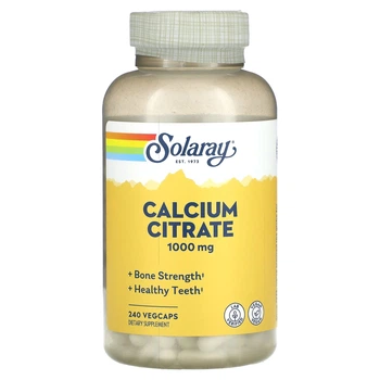 Цитрат кальцію Solaray (Calcium Citrate) 1000 мг 240 капсул