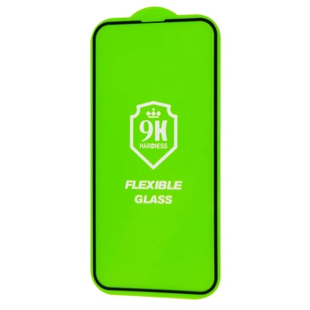 Защитное стекло Flexible Glass iPhone 13 / 13 Pro / 14 / 16E Black