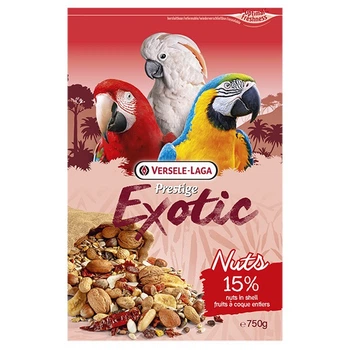 Корм-ласощі Versele-Laga Prestige Premium Parrots Exotic Nuts Mix для середніх та великих папуг 750 гр