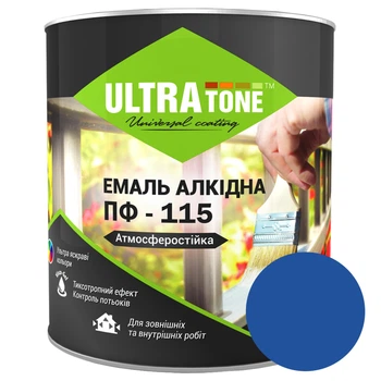 Емаль алкідна глянсова ULTRAtone ПФ-115 2.8 кг Блакитна