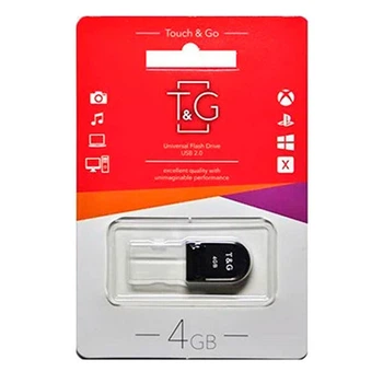 USB Flash T&G Shorty 010, 4 Гб., Черный - 234855