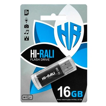 USB Flash Hi-Rali Rocket, 16 Гб., Черный - 318881