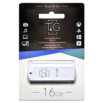 USB Flash T&G 011 Classic Series, 16 Гб., Белый - 455964