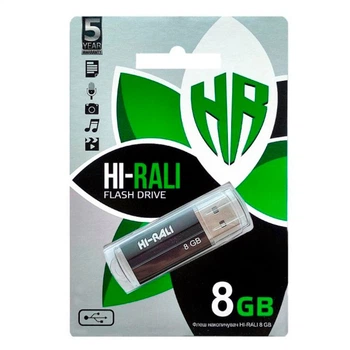 USB Flash Hi-Rali Corsair, 8 Гб., Черный - 318878