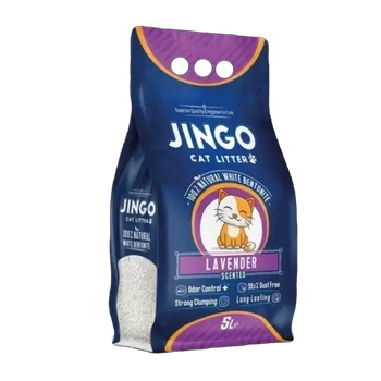 Наповнювач бентонітовий JINGO Lavender Scented - з ароматом лаванди, 5 л (8683979422121)