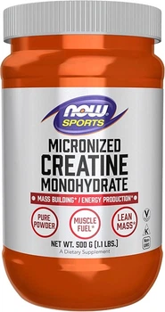 Креатин Now Foods Sports Micronized Creatine Monohydrate Без вкуса 500 г