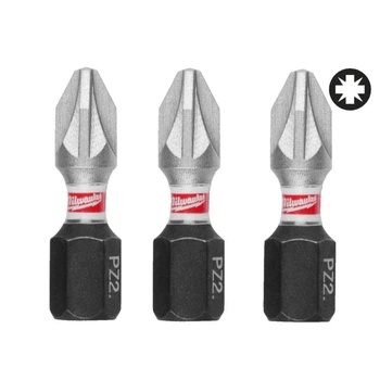 Бита для шуруповерта Shockwave Impact Duty Milwaukee PZ2 x 25 мм 3шт 4932500356