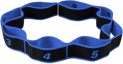 Еспандер PowerPlay Fitness Band 88х4 см з петлями для розтяжки Синій (PP_4311_Blue)