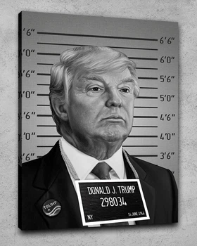 Стильна картина для офісу та кабінету «Картина з Дональдом Трампом» - 30х40 см