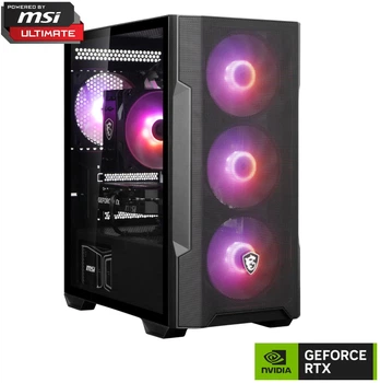 Компьютер Dragon Lucky Ventus Powered_by MSI (RTX 5070TI + R7 7700) (819613) Black