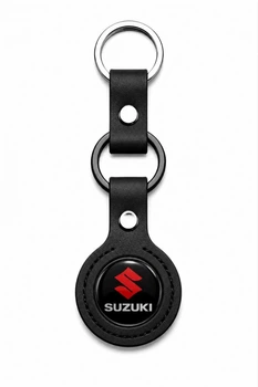 Брелок ручна робота Suzuki натуральна шкіра 40 мм