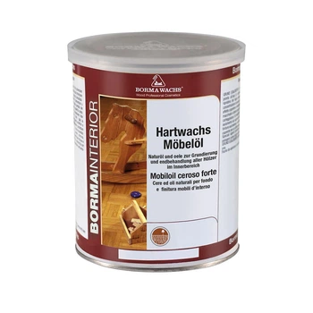 Олія для меблів з воском Borma Wachs HARDWAX FURNITURE OIL 1л