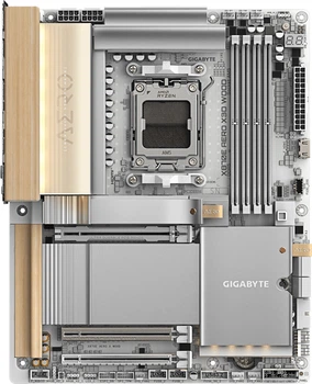 Материнська плата Gigabyte X870E AERO X WOOD (sAM5, AMD X870E, PCI-Ex16)
