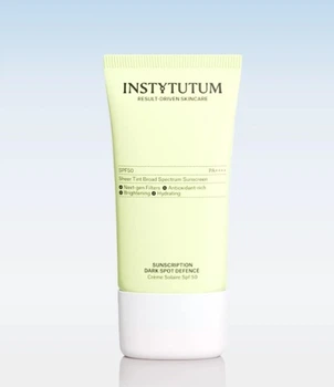 Instytutum Sunscription SPF 50 Next-Gen Сонцезахисний крем проти пігментації 3-в-1 для обличчя, UVA/UVB захист, освітлення та догляд за шкірою, 50 мл