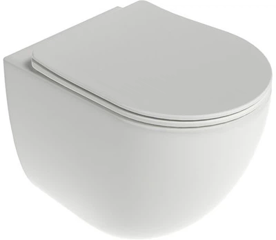 Унитаз подвесной Ravak WC Chrome AquaSpin с сиденьем Soft Close дюропласт X03121