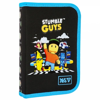 Пенал твердий одинарний з двома клапанами Yes HP-04 Stumble Guys 533747