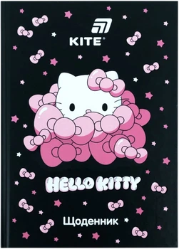 Щоденник шкільний Kite Hello Kitty A5 48 аркушів тверда обкладинка (HK26-262-1)