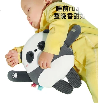 Подарочный набор Auby Panda для новорожденных, игрушки для младенцев, подвесная кукла для кроватки (0-1 год), прорезыватель, погремушка, подарок на день рождения.
